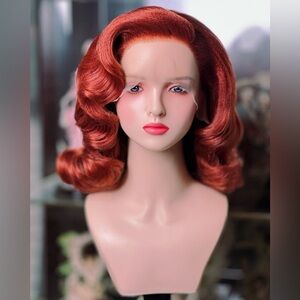 Pinup Auburn Red Lacefront Wig